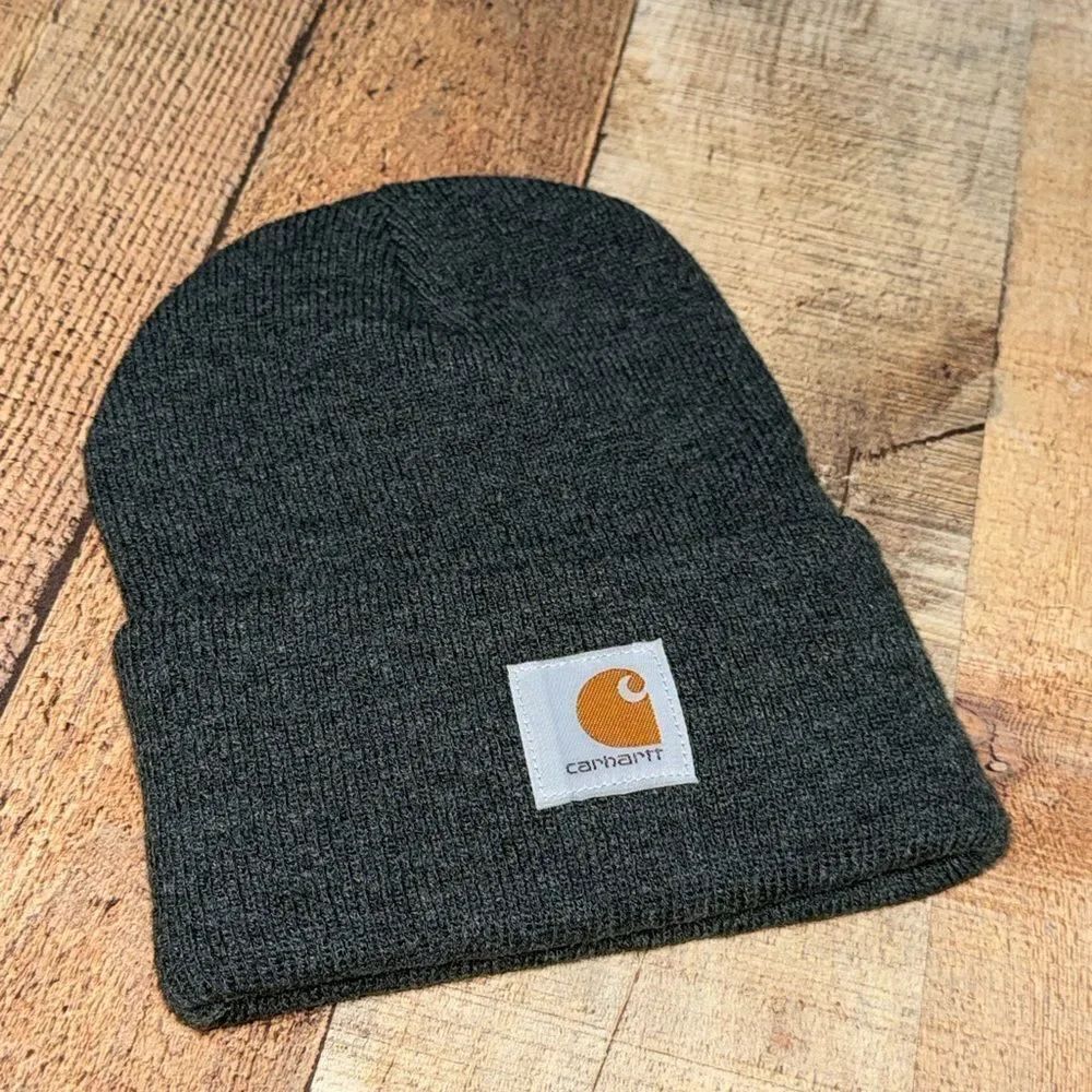 Carhartt gray unisex cuffed beanie hat